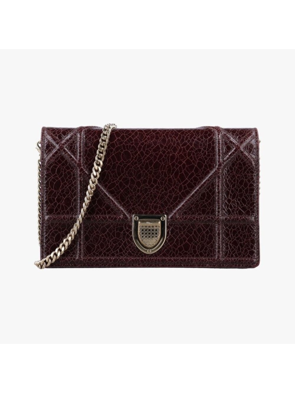 Dior Diorama Wine Red Leather